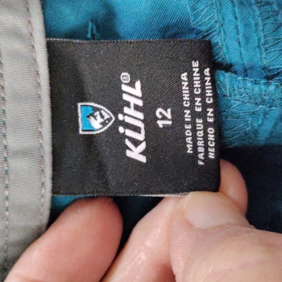 01563 Kuhl Lagoon teal Spire Shorts 12 NEW - Picture 11 of 16